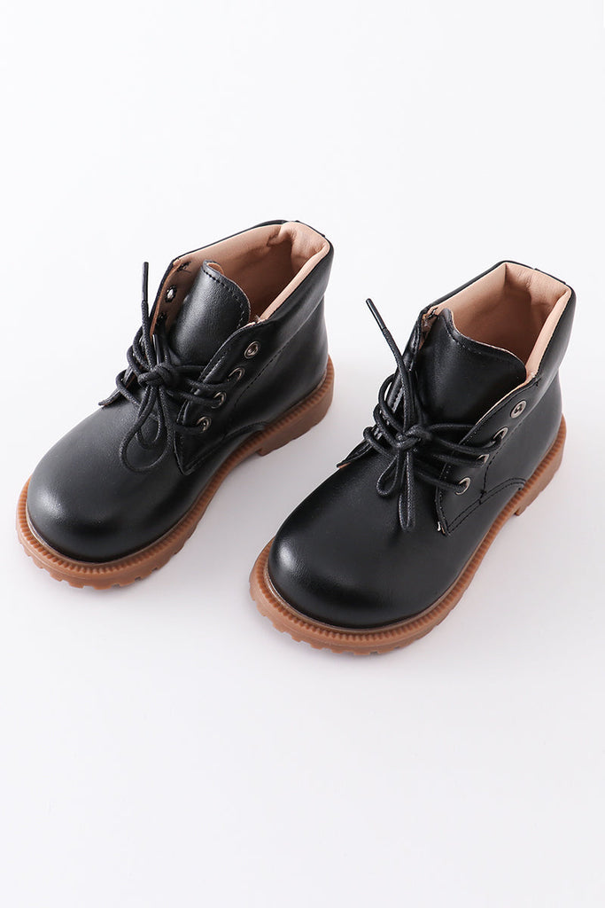 Black lace up bootie HoneyBean Black lace up bootie HoneyBean