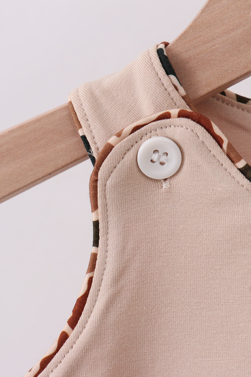 Camouflage crab applique bubble