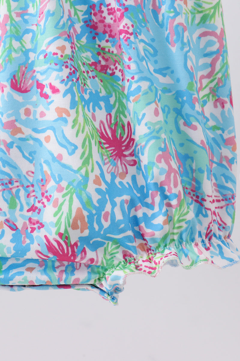 Mint island bloom ruffle bubble