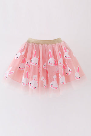 Easter rabbit sequin tulle ballet tutu skirt