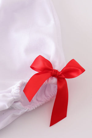 Flag embroidery bow bubble