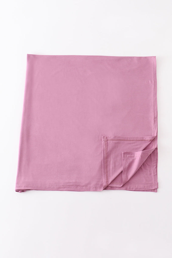 Lilac baby bamboo swaddle blanket