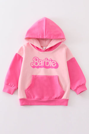 Pink barbie girl hoodie