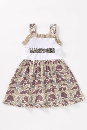 Camouflage print MAMA'GIRL dress