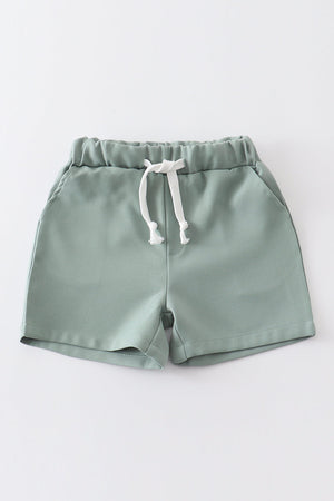 Premium Sage pocket boy shorts
