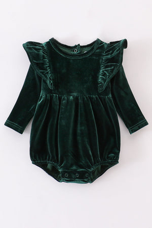 Premium Forest velvet ruffle bubble