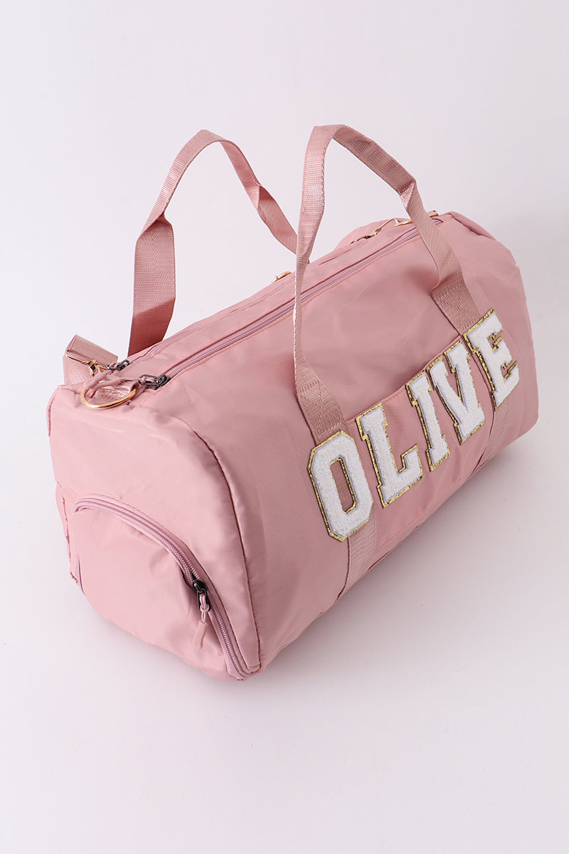 Pink gym bag (bag only) – HoneyBean