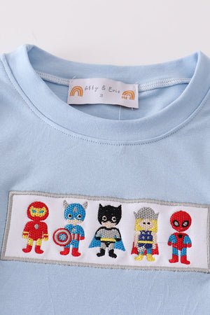 Character embroidery boy set