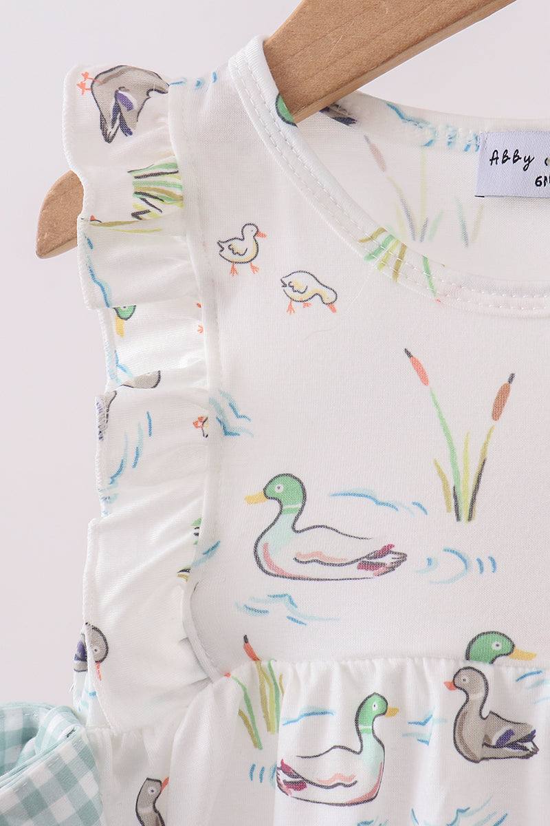 Green Duck Knit Bubble