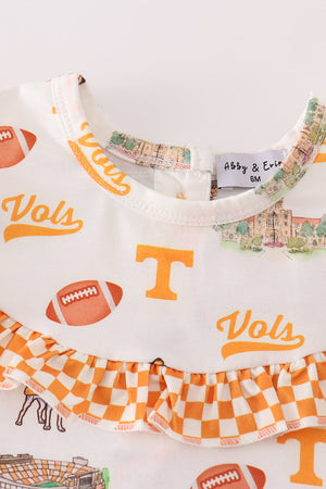 Tennessee football baby girl set