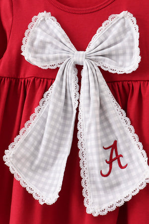 Alabama lace bow pants set