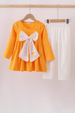 Tennessee lace bow pants set