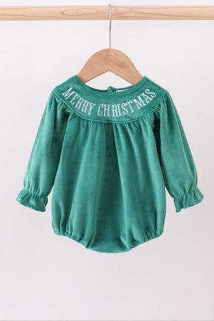 Forest merry christmas embroidery bubble