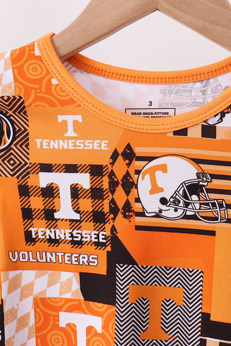 Orange Tennessee VOLS bamboo pajama set