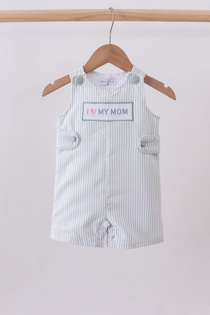 Blue stripe I love my mom jonjon