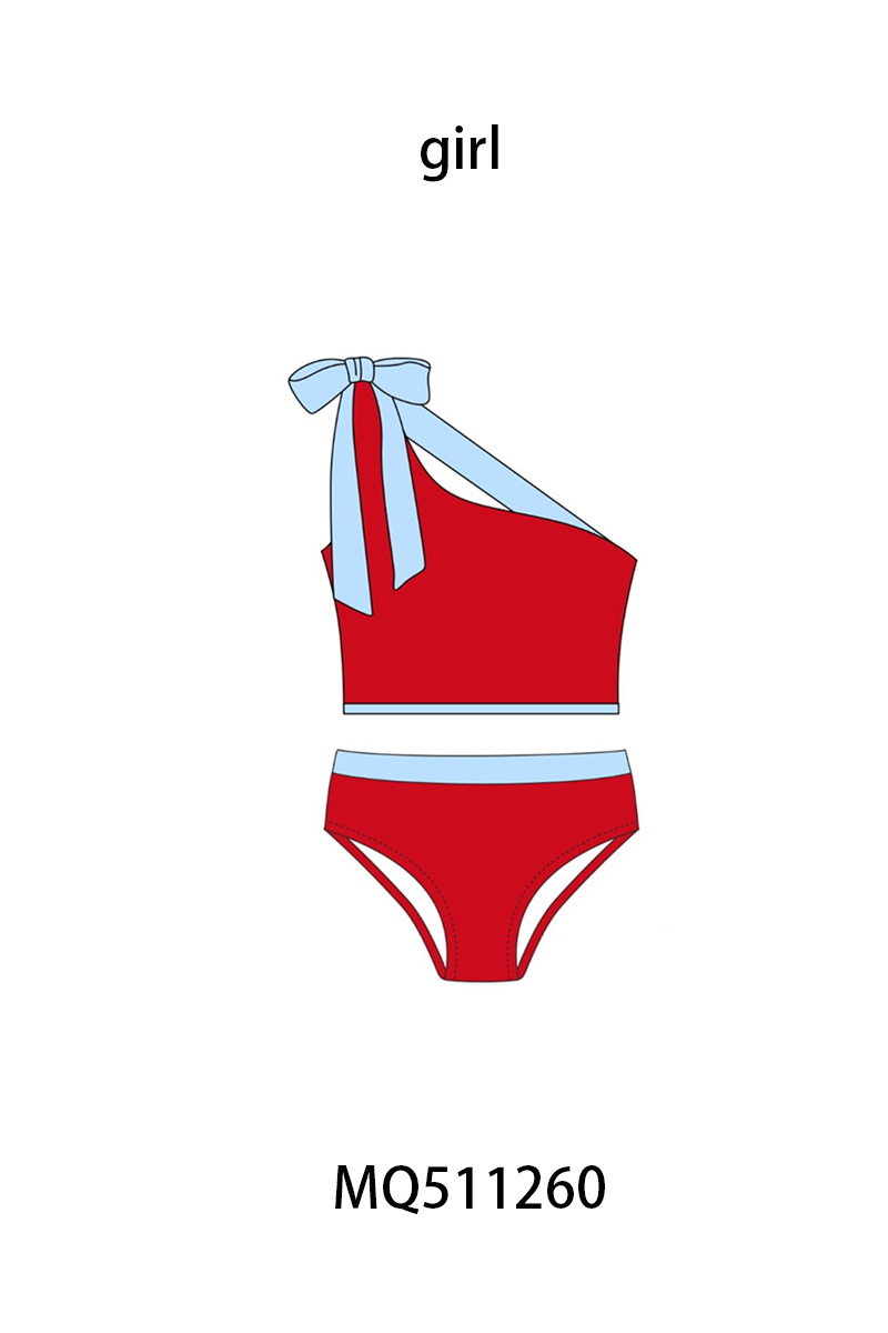 Red 2pc mom&me swimsuit