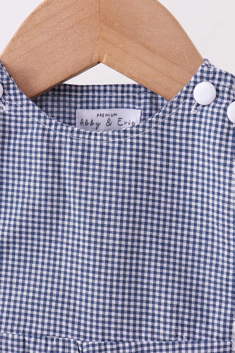 Navy gingham jonjon