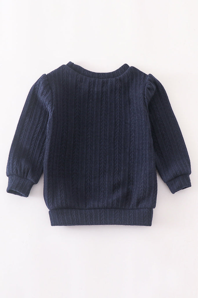 Navy pullover sweater