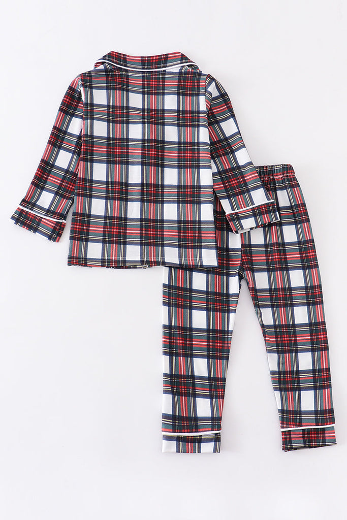 Vintage plaid boys pajamas