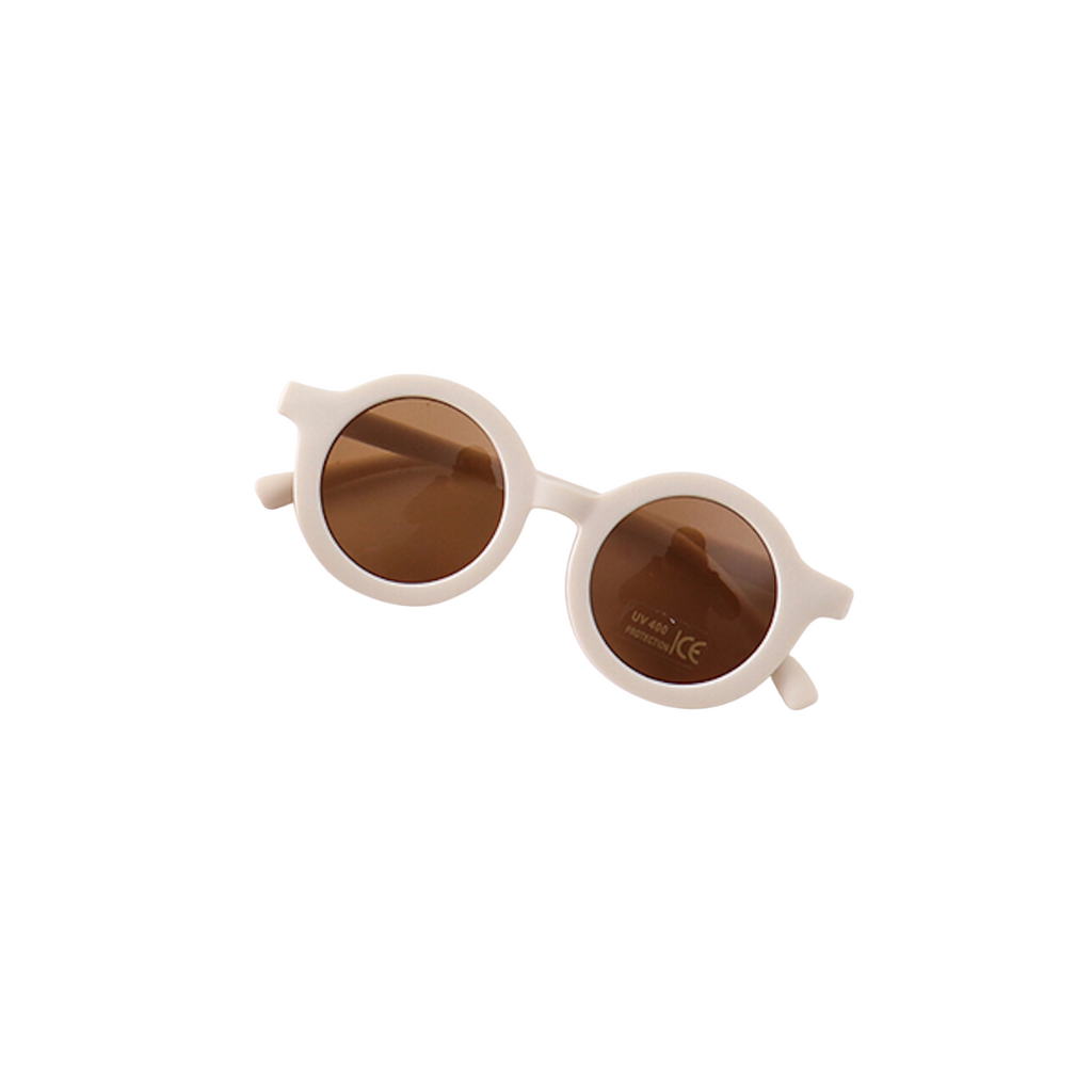 Round sunglasses - White - Kids | H&M IN